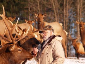 Joe and elk