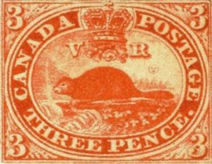  3 Pence Beaver Stamp