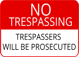 17. Trespass Notice