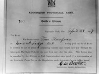 3a. Tom Thomson Guide Licence